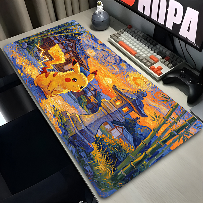 Gaming Keyboard High Ground - Mouse Pad Pokemon Pikachus Rubber Extended