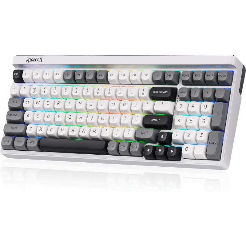 Gaming Keyboard No Noise - Redragon K656 PRO 3-Mode Wireless RGB