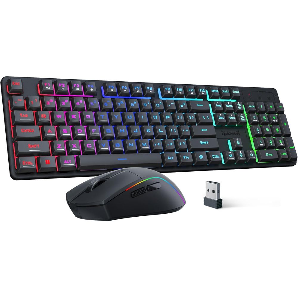Gaming Keyboard And Mouse Combo Wireless - Wireless RGB Gaming Keyboard and Mouse