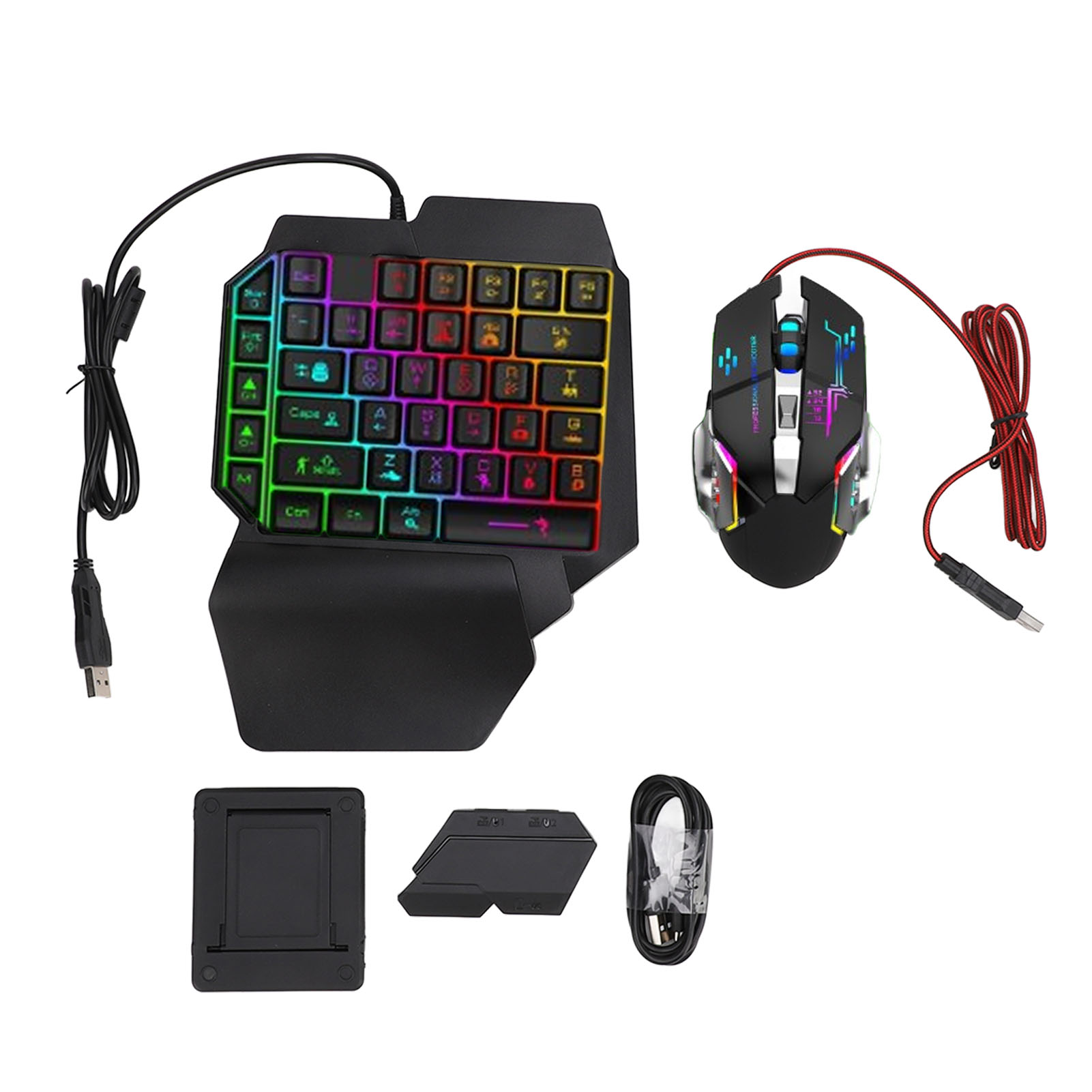 Gaming Keyboard And Mouse Mobile - Keyboard Mouse Converter Set Responsive Single