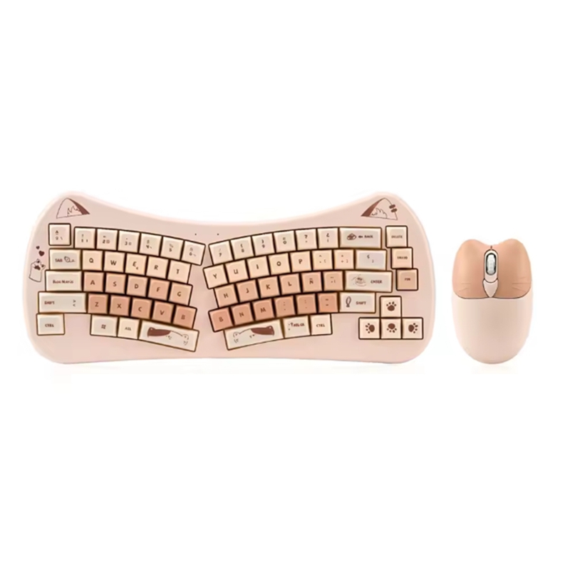 Gaming Keyboard Wireless - 68 Key Cat Ear Mechanical Keyboard