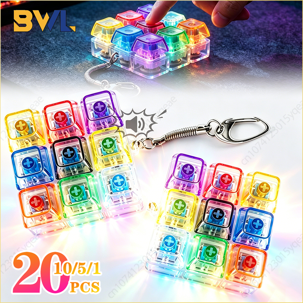 Gaming Keyboard Tester - 1-20PCS 9 Keys Mechanical Switch Tester