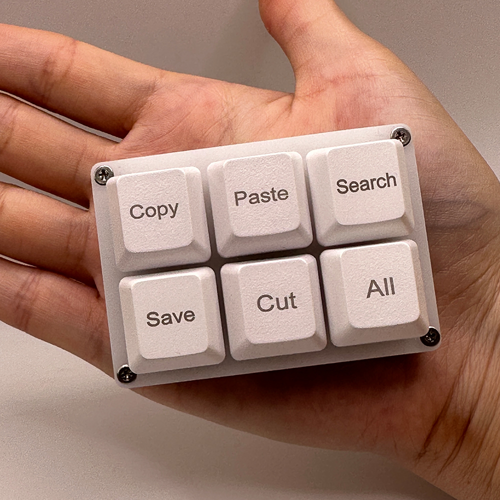 6Keys Copy Paste Search Save C - Gaming Keyboard 1 Hand ulasan dan harga