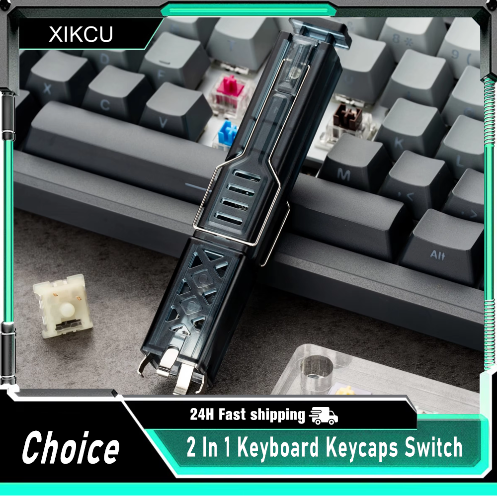 2 In 1 Keyboard Keycaps Switch - Keycap Puller Ring ulasan dan harga
