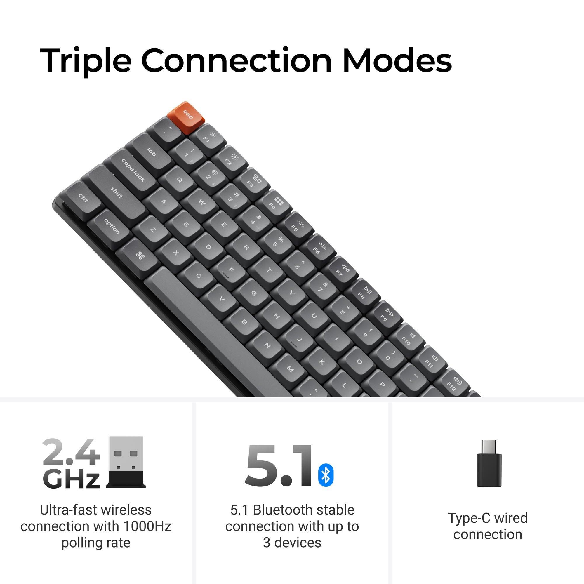 Keychron K3 Max QMK/VIA Ultra- - Gaming Keyboard Tester ulasan dan harga