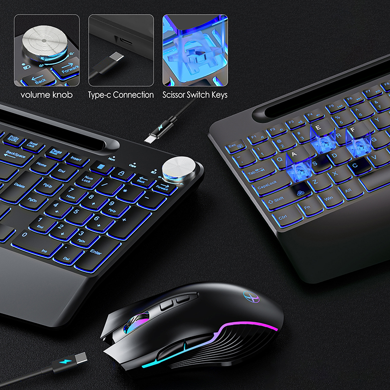 2.4G&Type-C Wireless Keyboard  - Gaming Keyboard And Mouse Combo Wireless ulasan dan harga