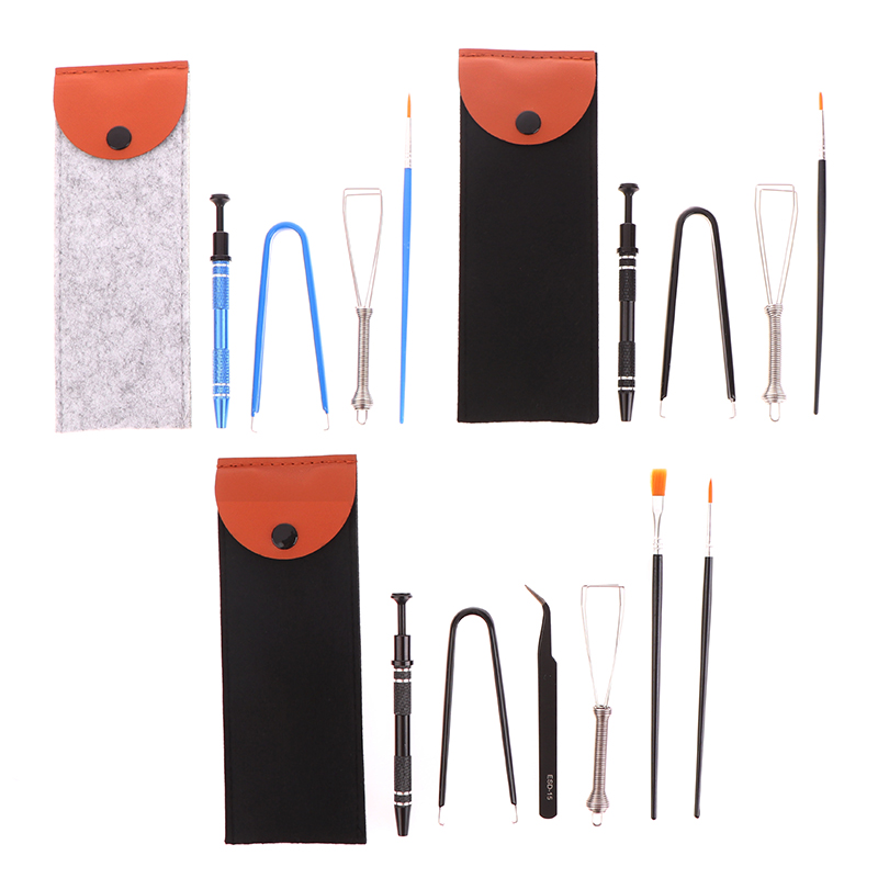 1Set Keyboard Cleaning Tool Ki - Keycap Puller Ring ulasan dan harga