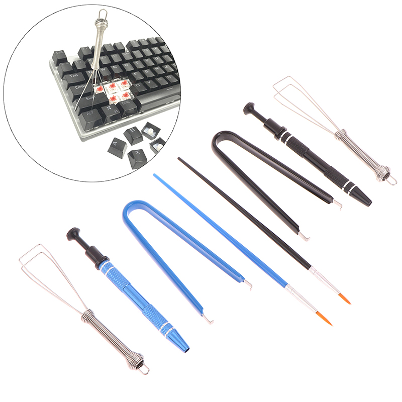 1Set Keyboard Cleaning Tool Ki - Keycap Puller Ring ulasan dan harga