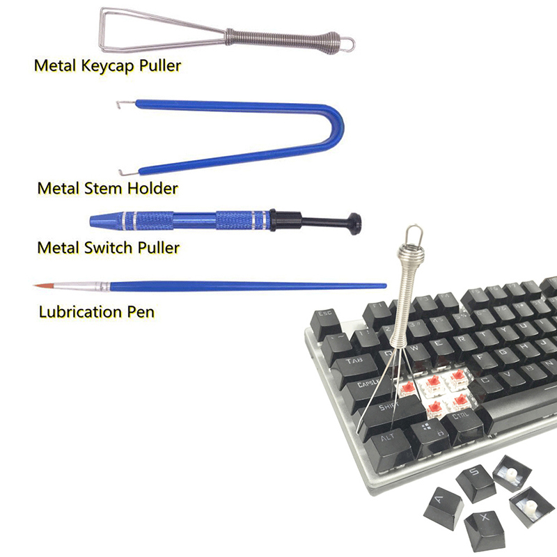 1Set Keyboard Cleaning Tool Ki - Keycap Puller Ring ulasan dan harga