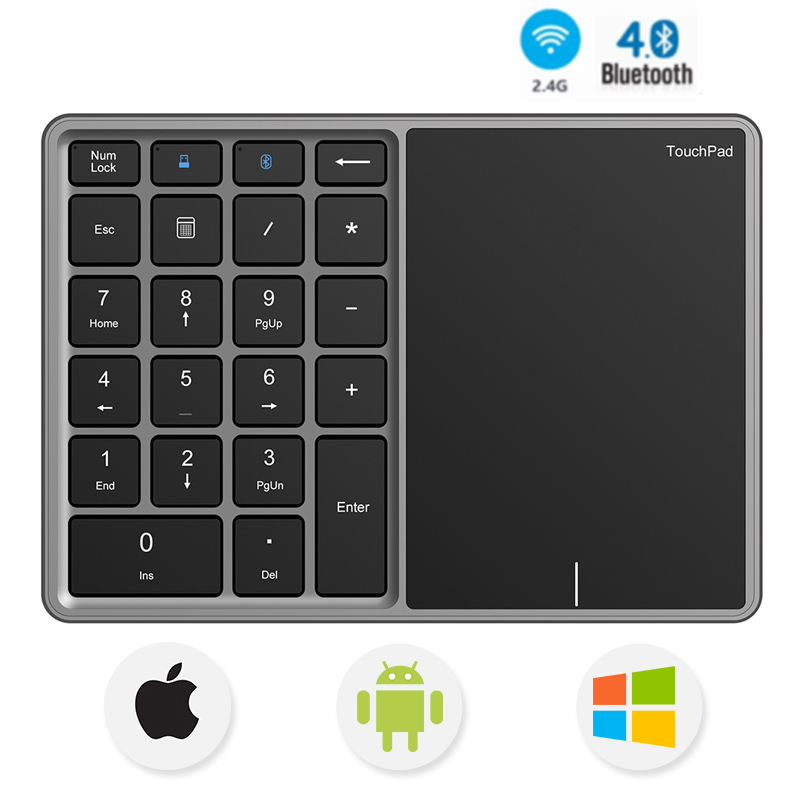 Jomaa Bluetooth Numeric Keyboa - Gaming Keyboard Non Mechanical ulasan dan harga
