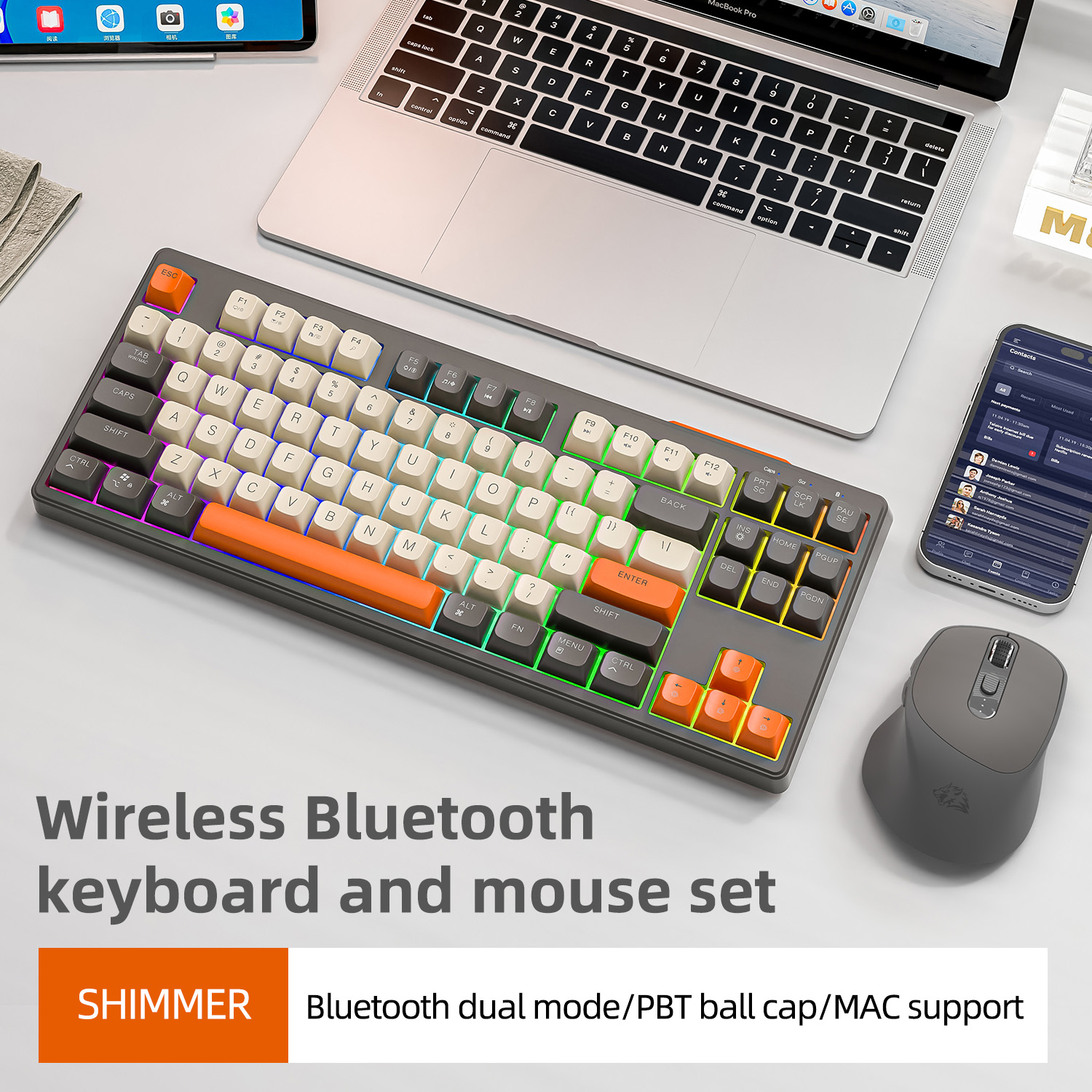 M87 Wireless Keyboard and Mous - Gaming Keyboard And Mouse Combo Wireless ulasan dan harga