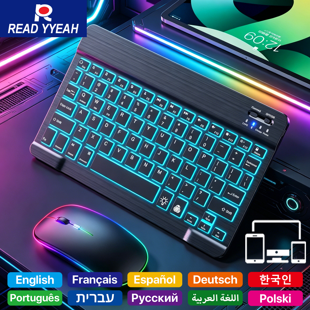 READ YYEAH RGB Backlit Bluetoo - Gaming Keyboard Wireless ulasan dan harga