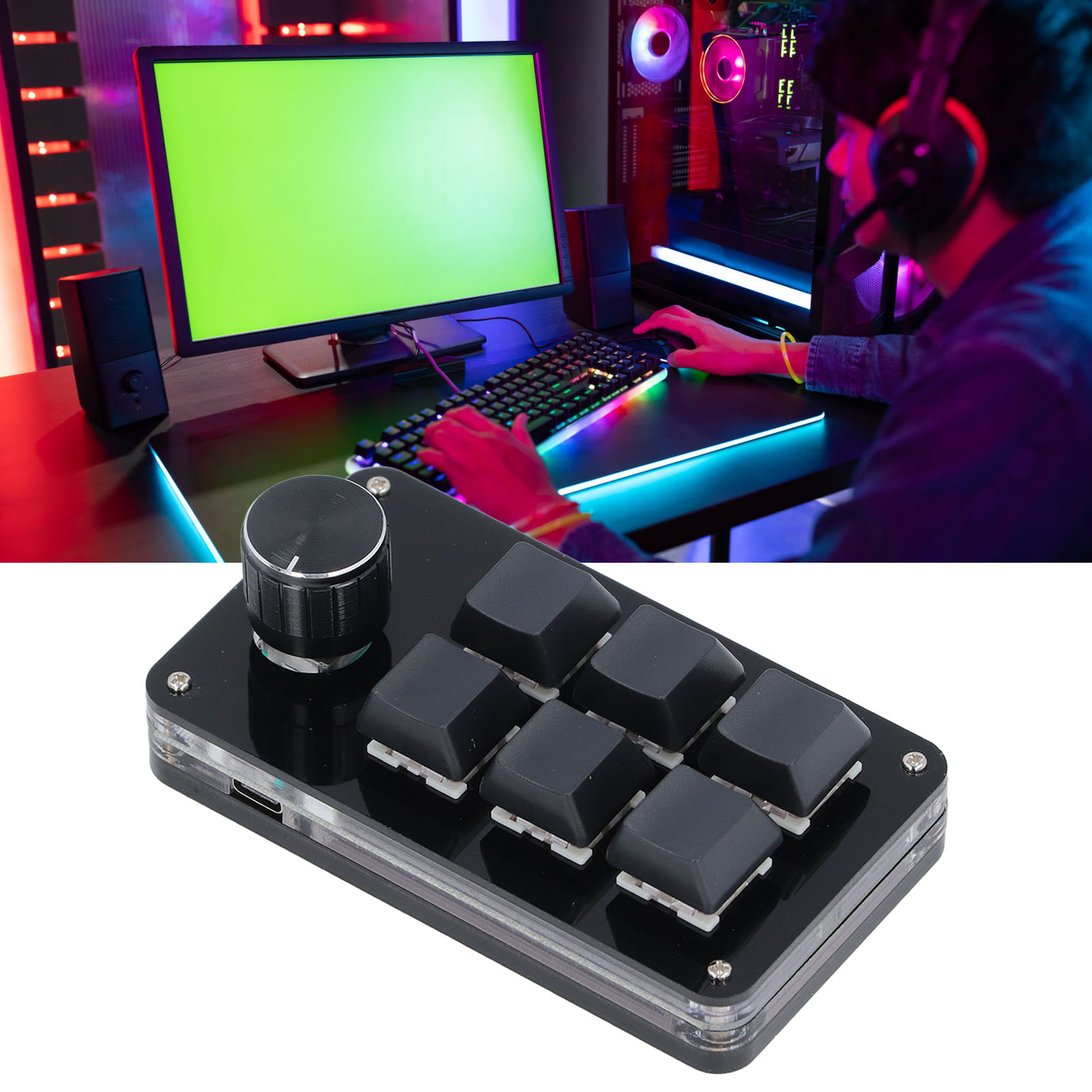 Mini Macro Mechanical Gaming K - Gaming Keyboard 1 Hand ulasan dan harga
