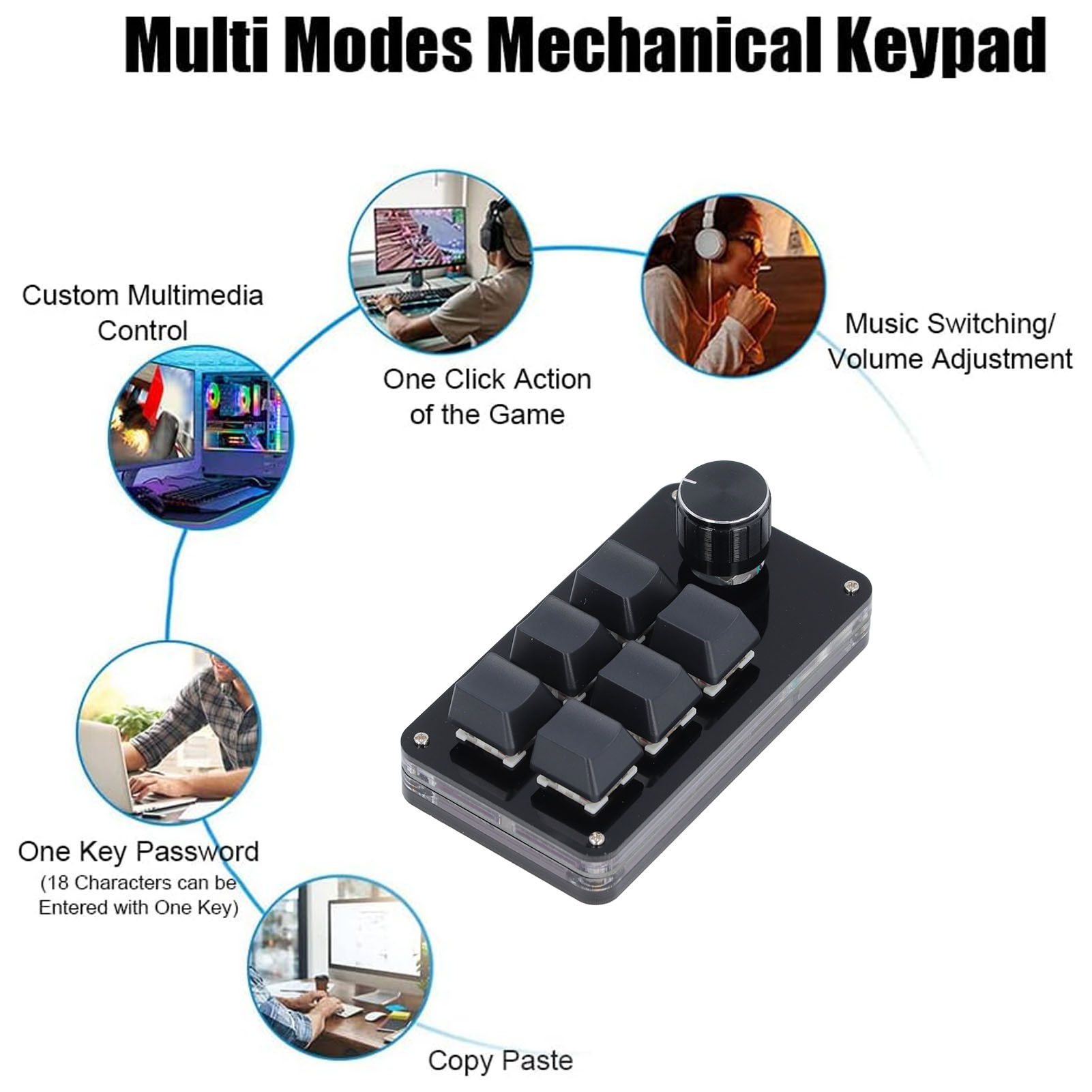 Mini Macro Mechanical Gaming K - Gaming Keyboard 1 Hand ulasan dan harga