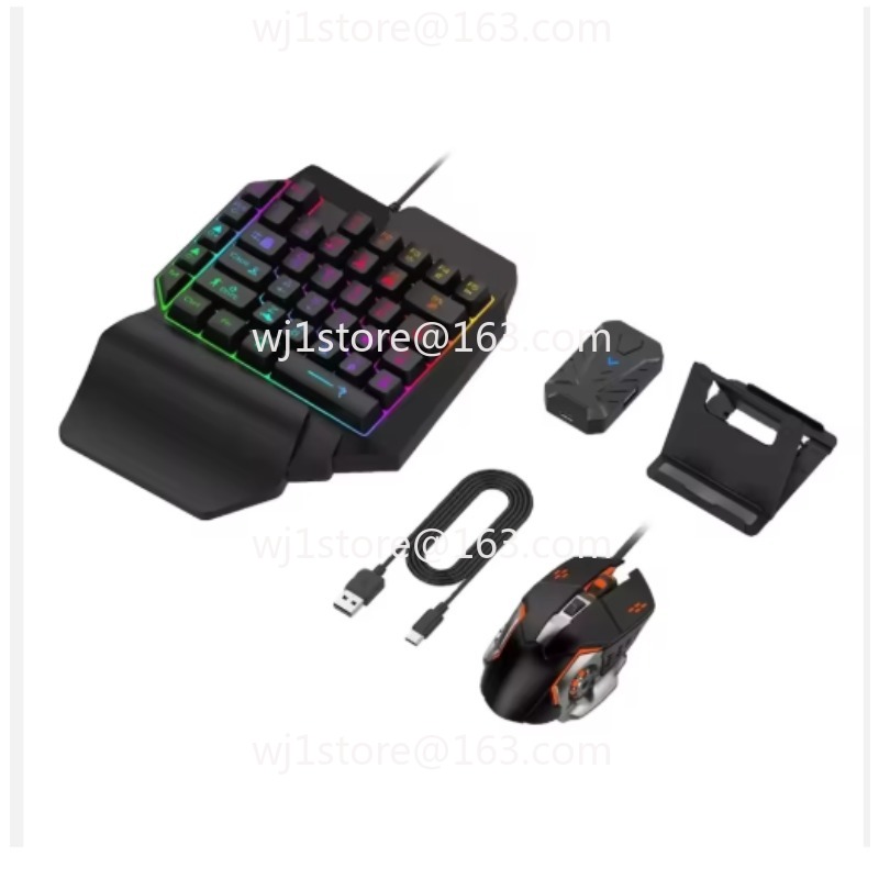4-In-1 One-Handed Gaming Keybo - Gaming Keyboard 1 Hand ulasan dan harga
