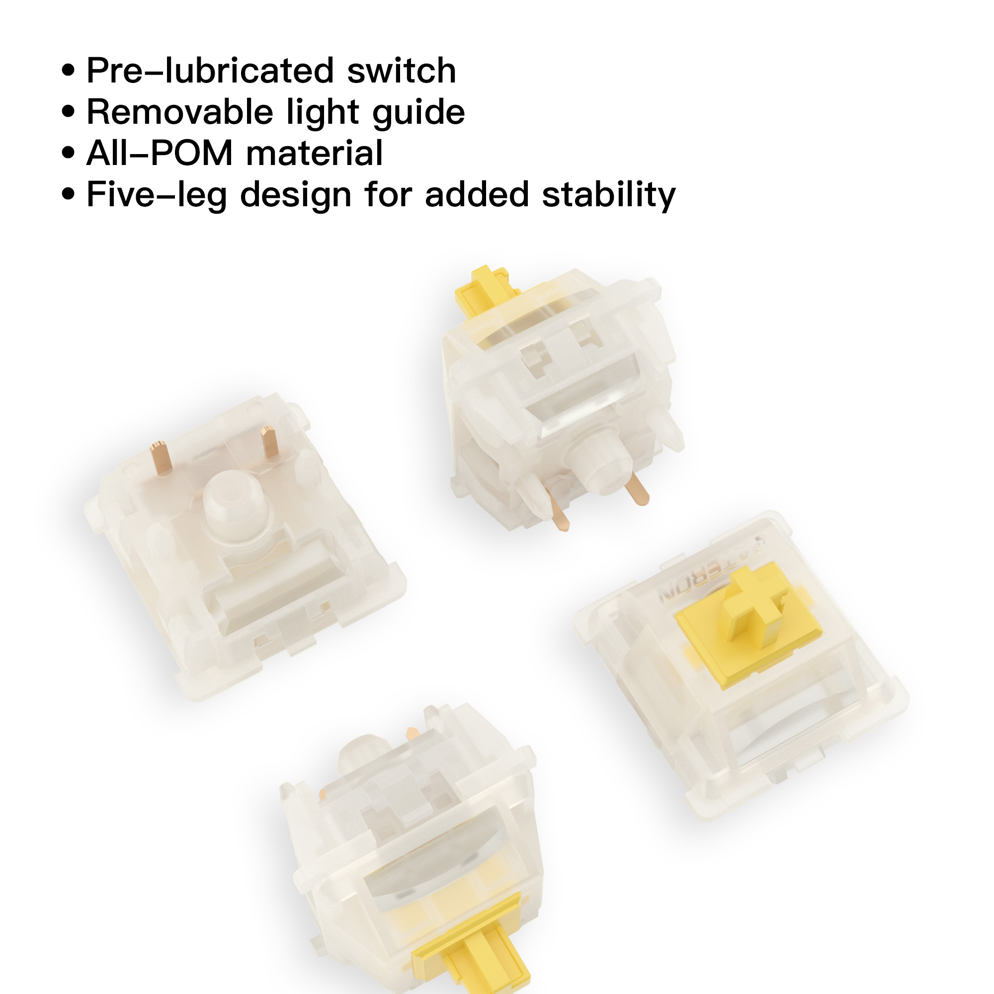 Gateron Milky Yellow Pro V3 Sw - Keyboard Lube Kit ulasan dan harga