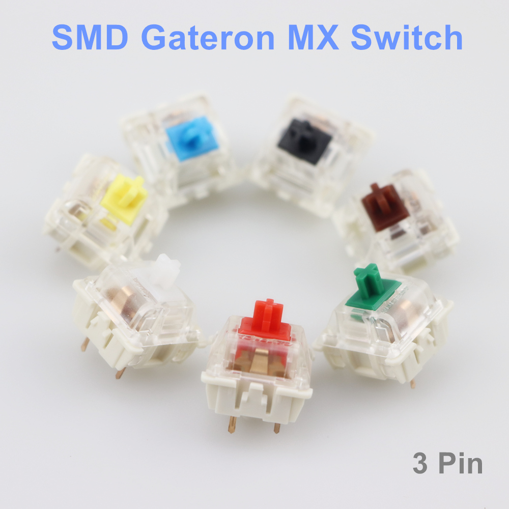 Gateron SMD Switches black red - Gaming Keyboard Blue Switches ulasan dan harga