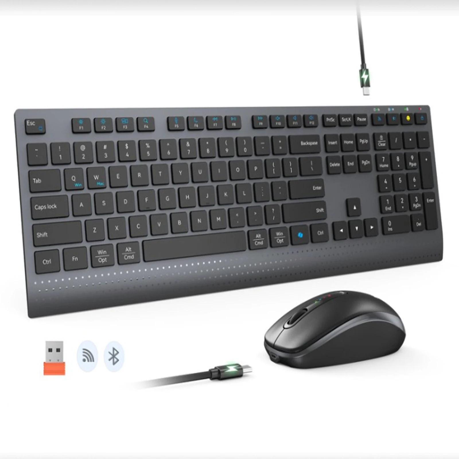 2.4G Bluetooth Dual-mode Wirel - Gaming Keyboard And Mouse Combo Wireless ulasan dan harga