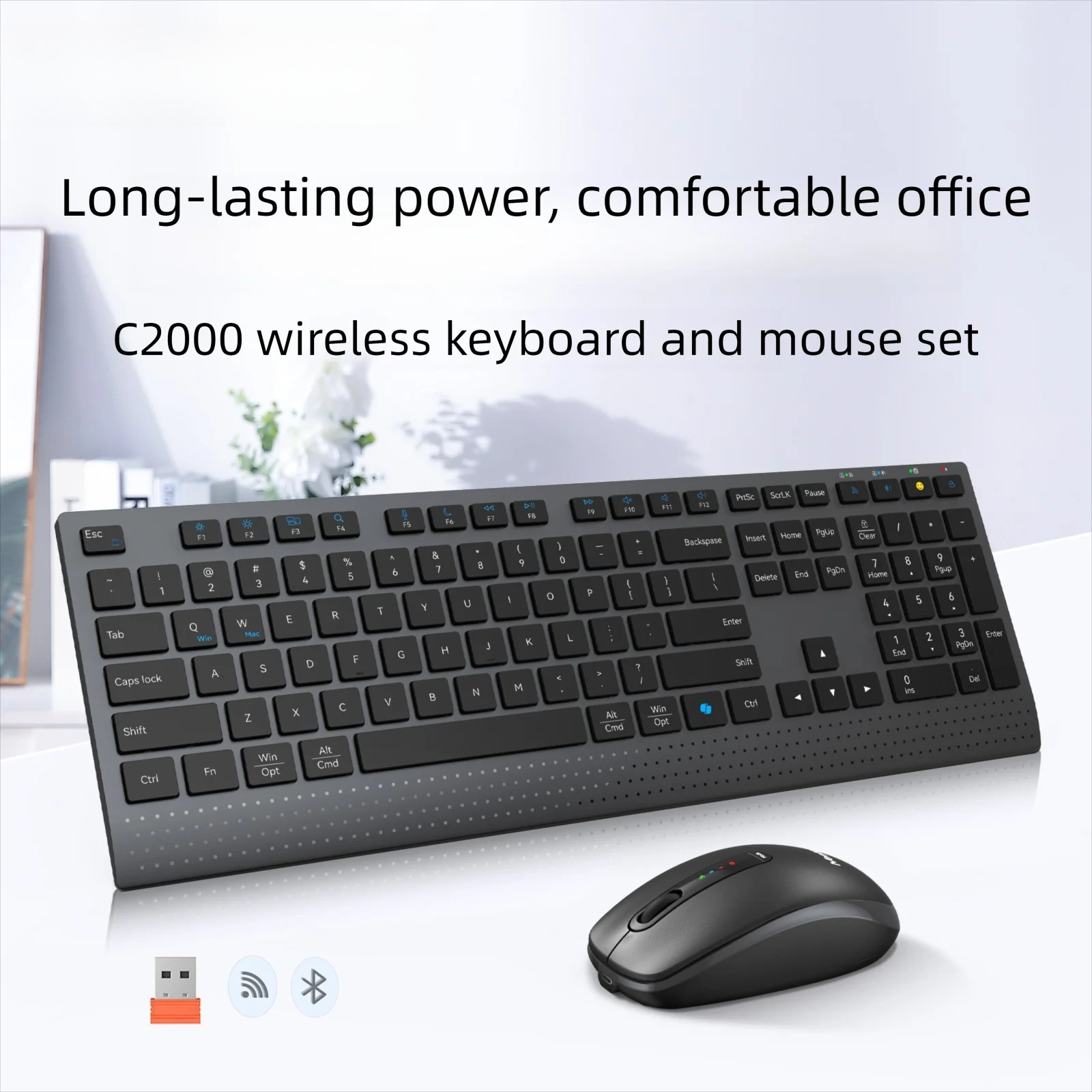 2.4G Bluetooth Dual-mode Wirel - Gaming Keyboard And Mouse Combo Wireless ulasan dan harga