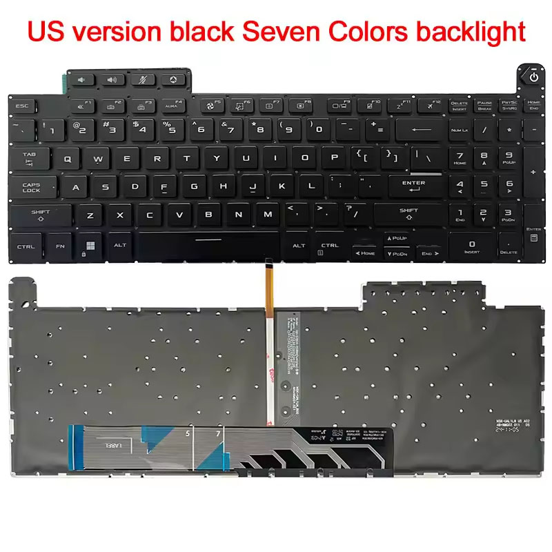 US Layout Keyboard With Backli - Gaming Keyboard Asus ulasan dan harga