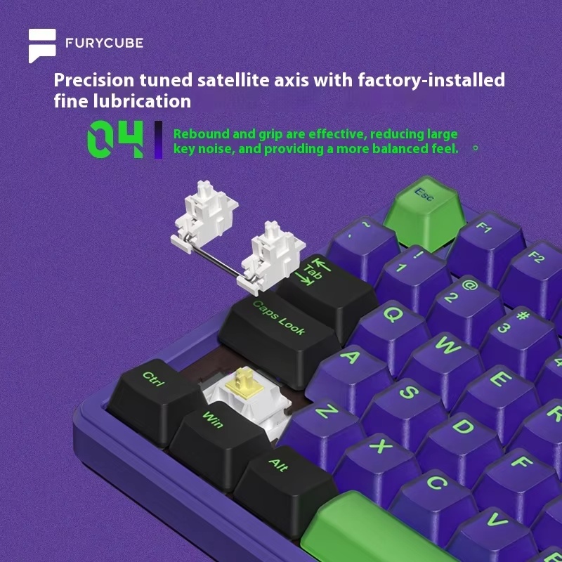 FURYCUBE K99pro Wireless Gamin - Gaming Keyboard Wireless ulasan dan harga