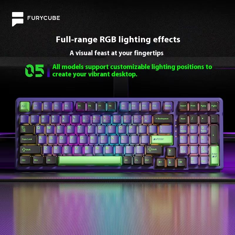 FURYCUBE K99pro Wireless Gamin - Gaming Keyboard Wireless ulasan dan harga