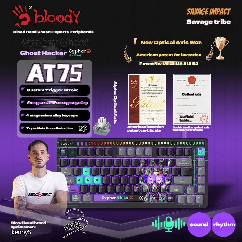 A4Tech Bloody Savage Impact AT - Gaming Keyboard No Noise ulasan dan harga