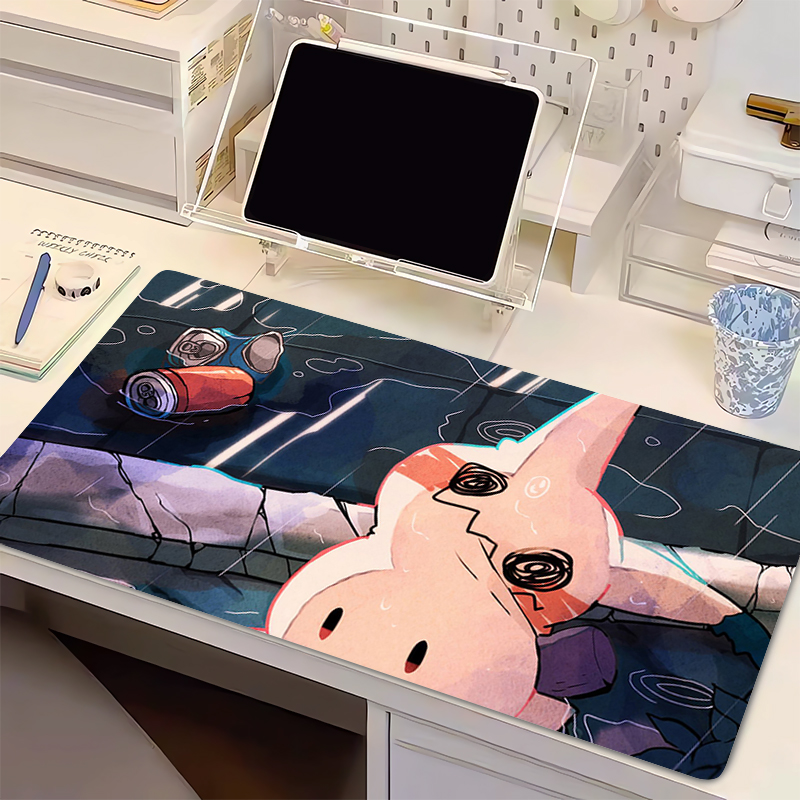 Natural Rubber Mouse Pad Pokem - Gaming Keyboard He ulasan dan harga