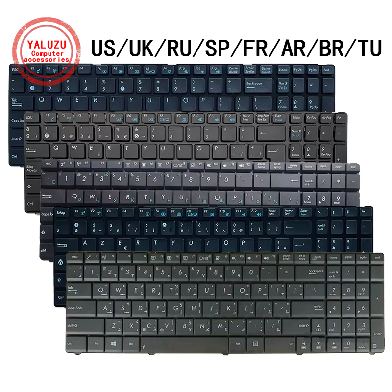 US/UK/RU/SP/FR/AR/BR/TU Laptop - Gaming Keyboard Asus ulasan dan harga