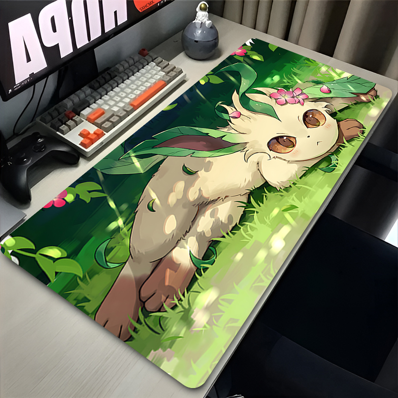 Mouse Pad Gamer P-pokemon Leaf - Gaming Keyboard He ulasan dan harga