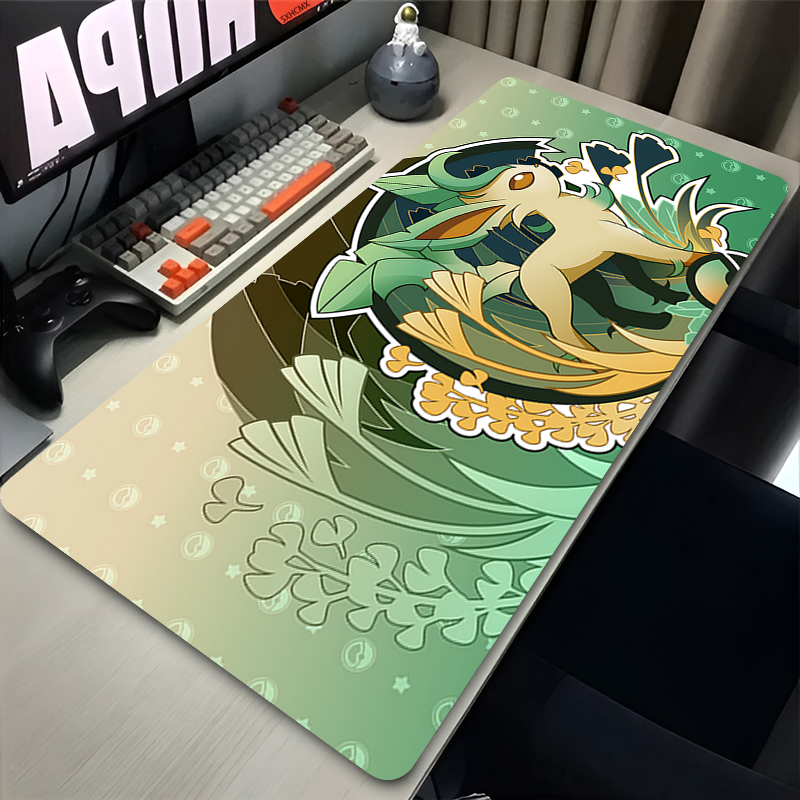 Mouse Pad Gamer P-pokemon Leaf - Gaming Keyboard He ulasan dan harga