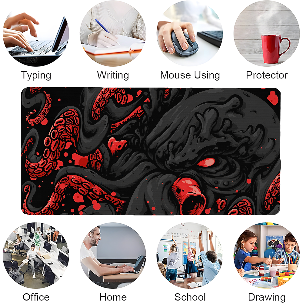 Octopus Monster Mousepad Large - Gaming Keyboard High Ground ulasan dan harga