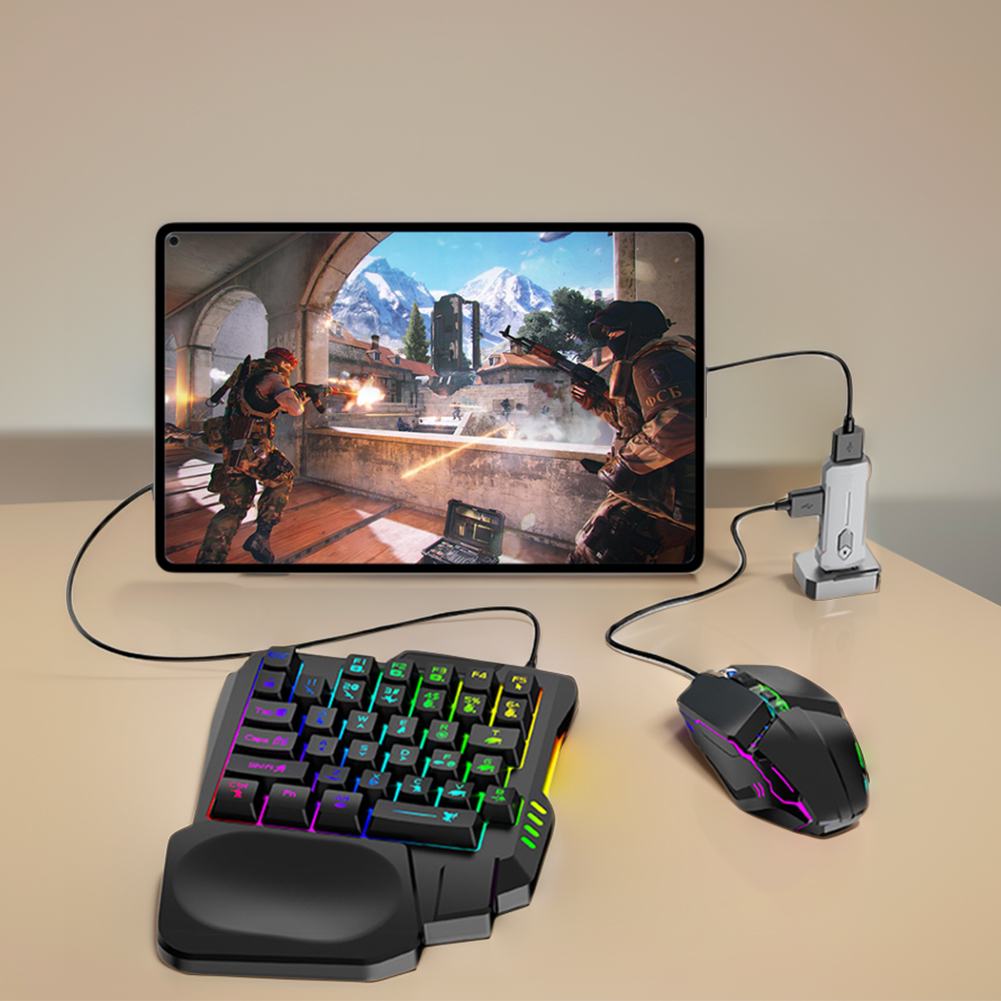5 in 1 Mobile Game Converter K - Gaming Keyboard And Mouse Mobile ulasan dan harga