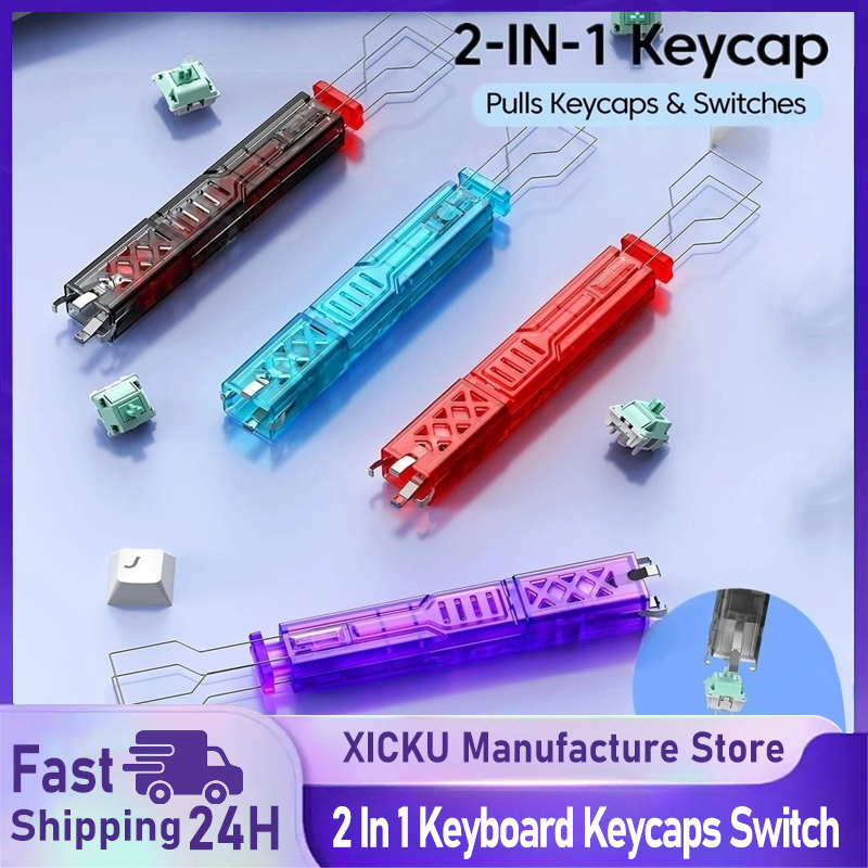 2 In 1 Keyboard Keycaps Switch - Keycap Puller Ring ulasan dan harga