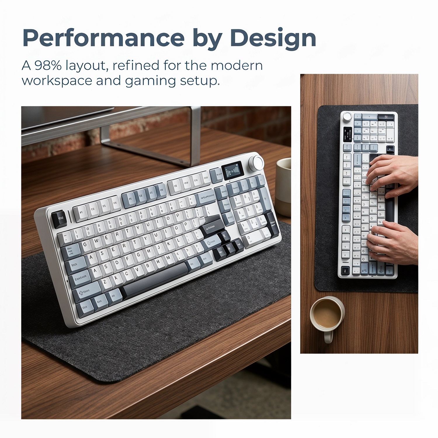New AULA F99 Max Gasket Mechan - Gaming Keyboard Wireless ulasan dan harga
