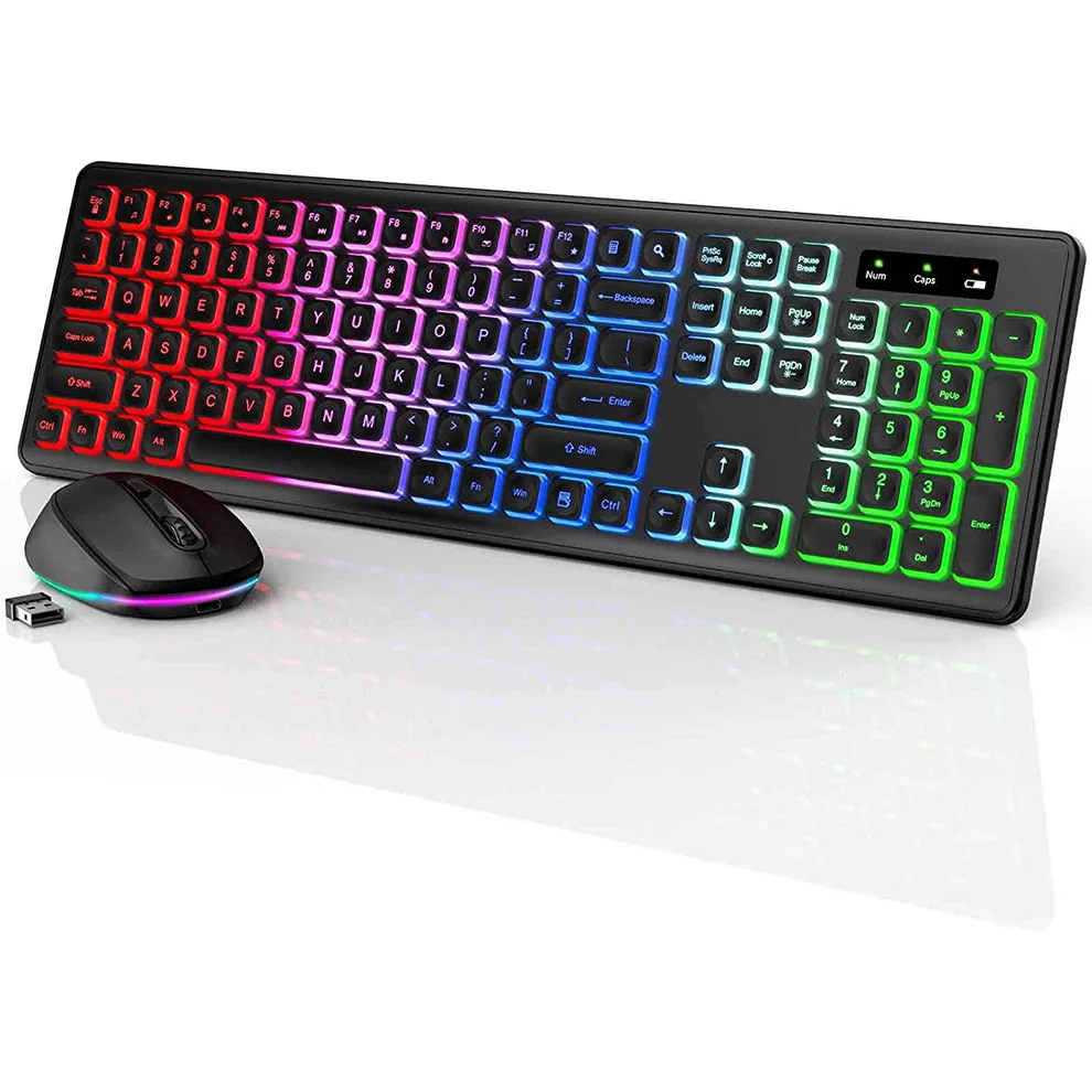 Wireless Keyboard and Mouse Co - Gaming Keyboard And Mouse Combo Wireless ulasan dan harga