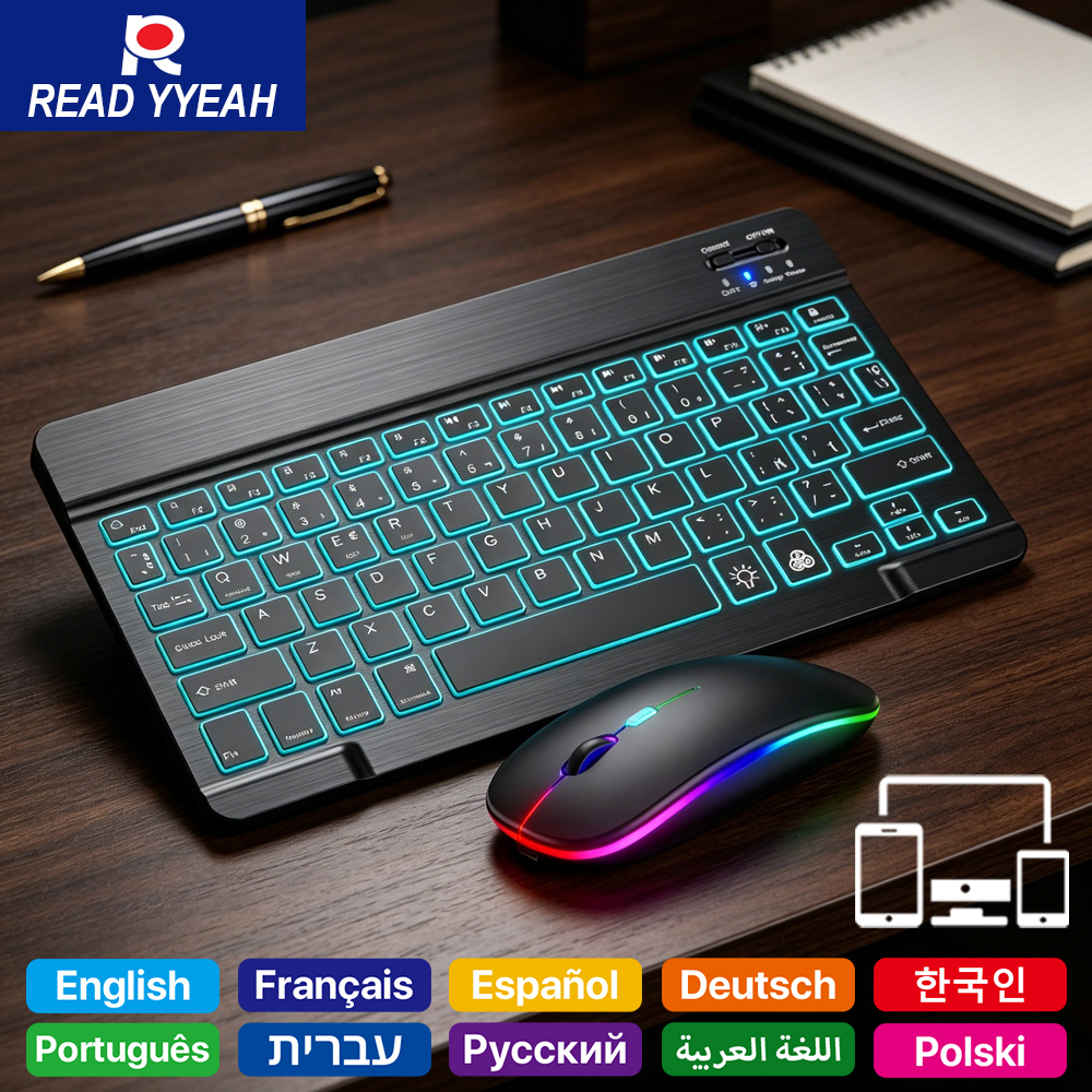 2026 Backlight Bluetooth Keybo - Gaming Keyboard And Mouse Combo Wireless ulasan dan harga