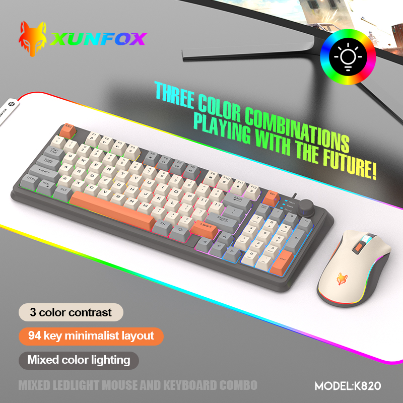 K820 USB Wired Game Keyboard M - Gaming Keyboard And Mouse Combo Wireless ulasan dan harga