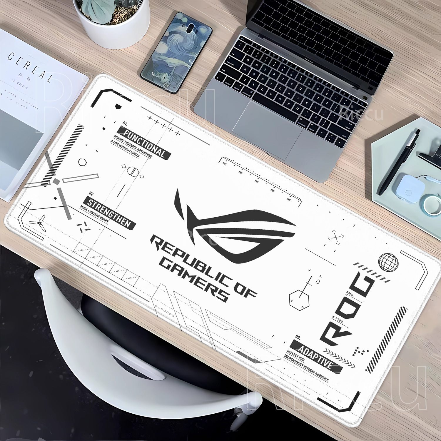 R-ROG Large Gaming Mouse Pad A - Gaming Keyboard Corsair ulasan dan harga