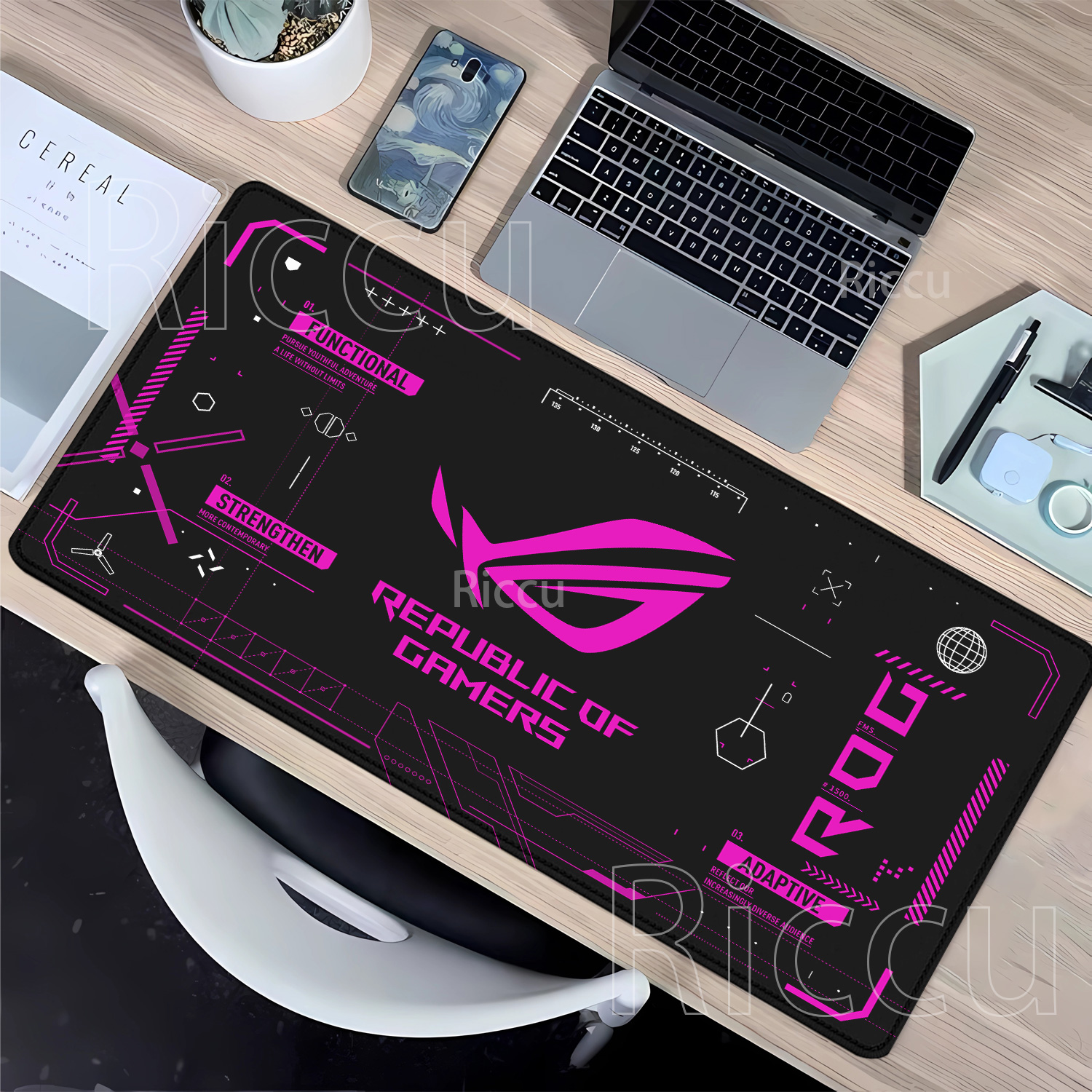 R-ROG Large Gaming Mouse Pad A - Gaming Keyboard Corsair ulasan dan harga