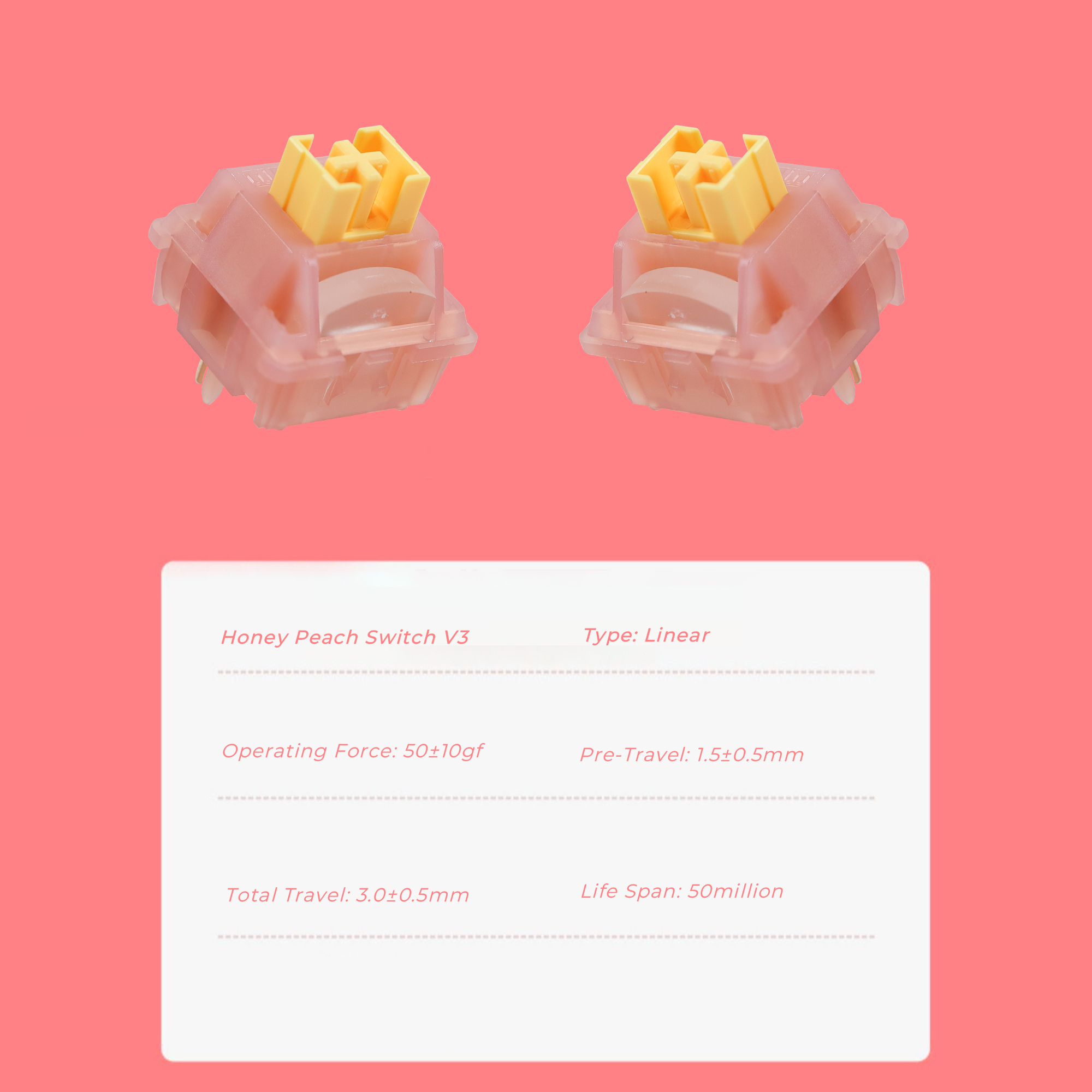 Outemu Silent Peach V3 Switch  - Keyboard Lube Kit ulasan dan harga