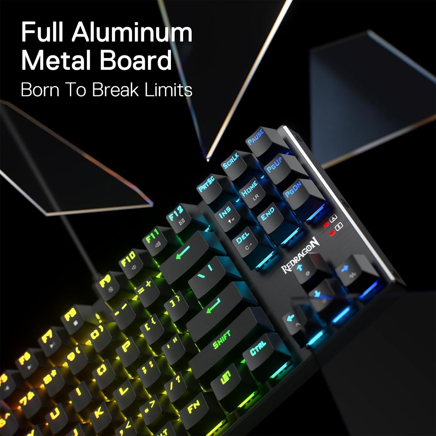 Redragon K660 (K556 TKL) RGB L - Gaming Keyboard No Noise ulasan dan harga