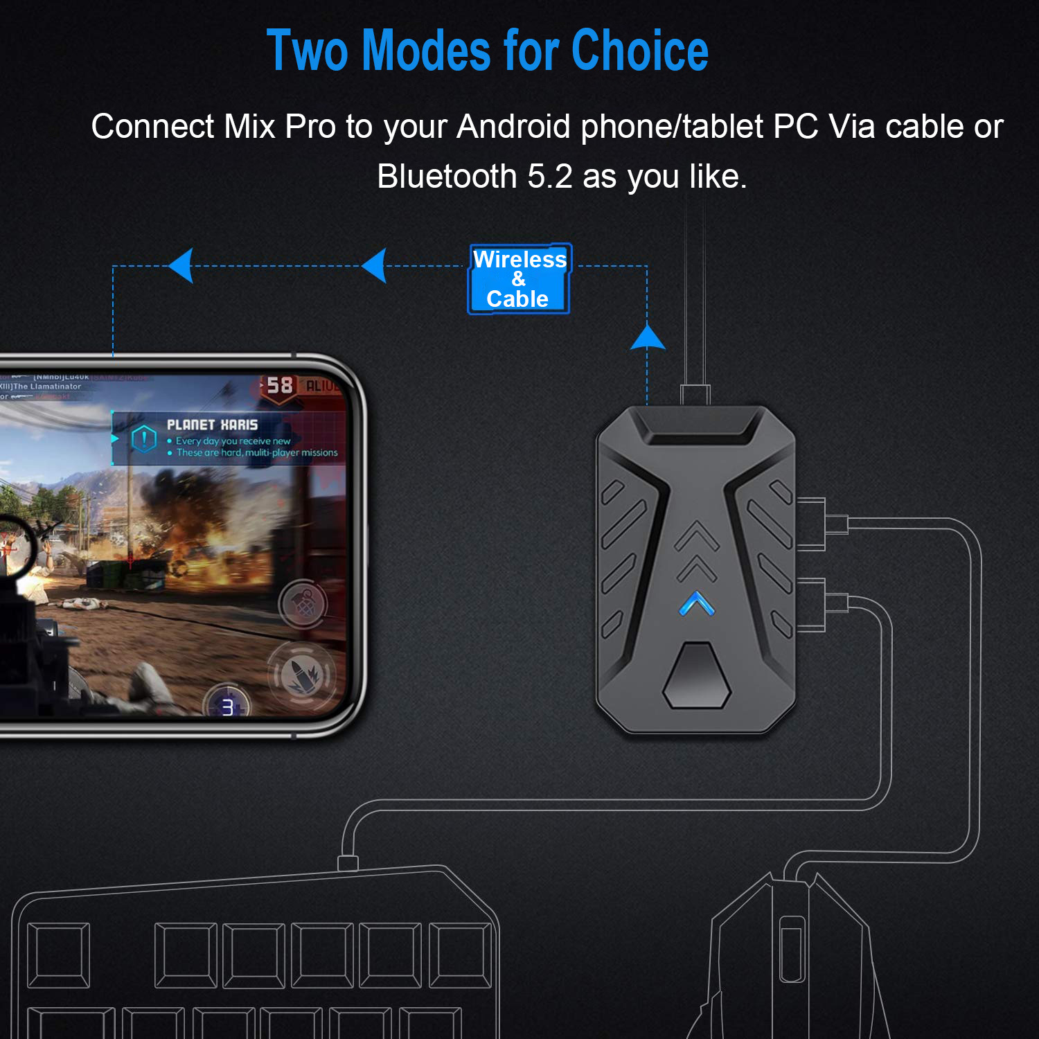 Mobile Games Converter Gaming  - Gaming Keyboard And Mouse Mobile ulasan dan harga