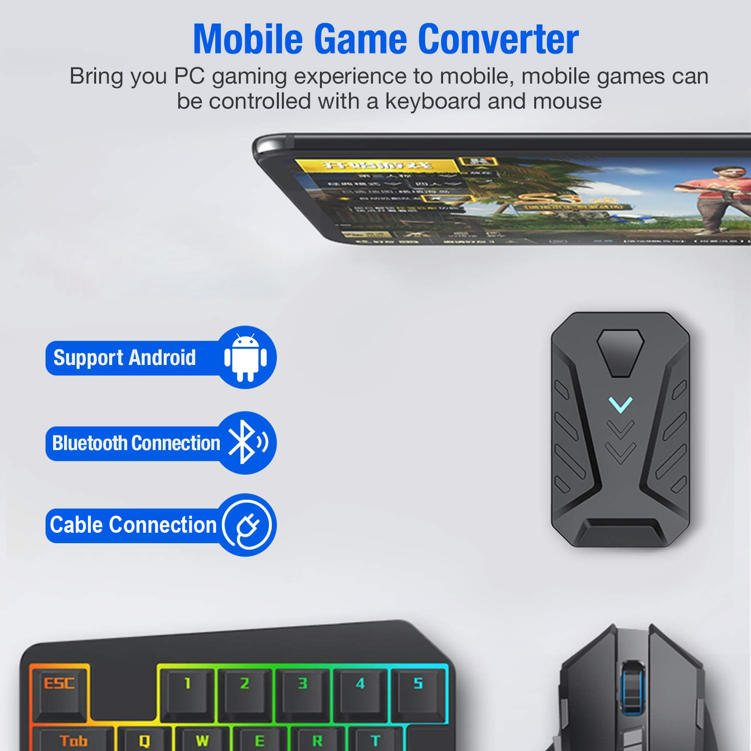 Mobile Games Converter Gaming  - Gaming Keyboard And Mouse Mobile ulasan dan harga