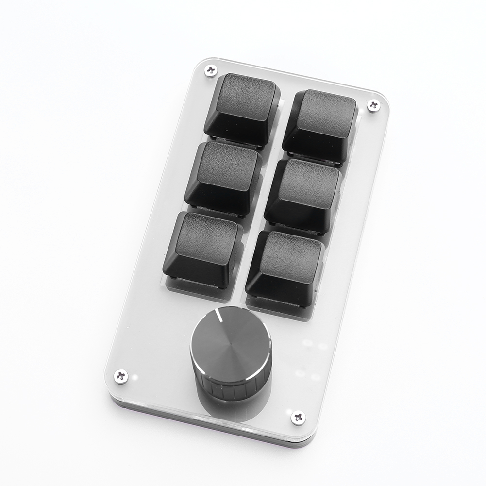 6 Key 1 Knob Programming Macro - Gaming Keyboard 1 Hand ulasan dan harga