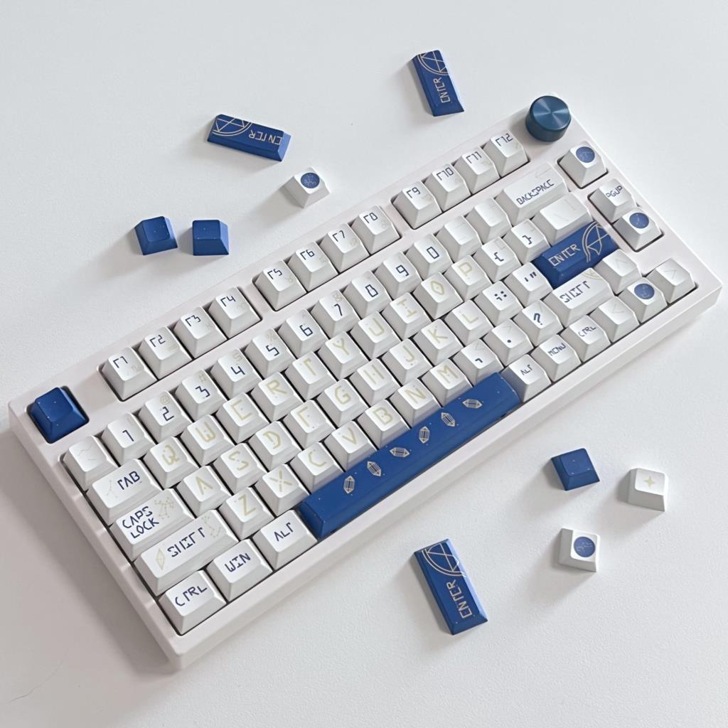 132 Keys Constellation Cherry  - Gaming Keyboard Blue Switches ulasan dan harga