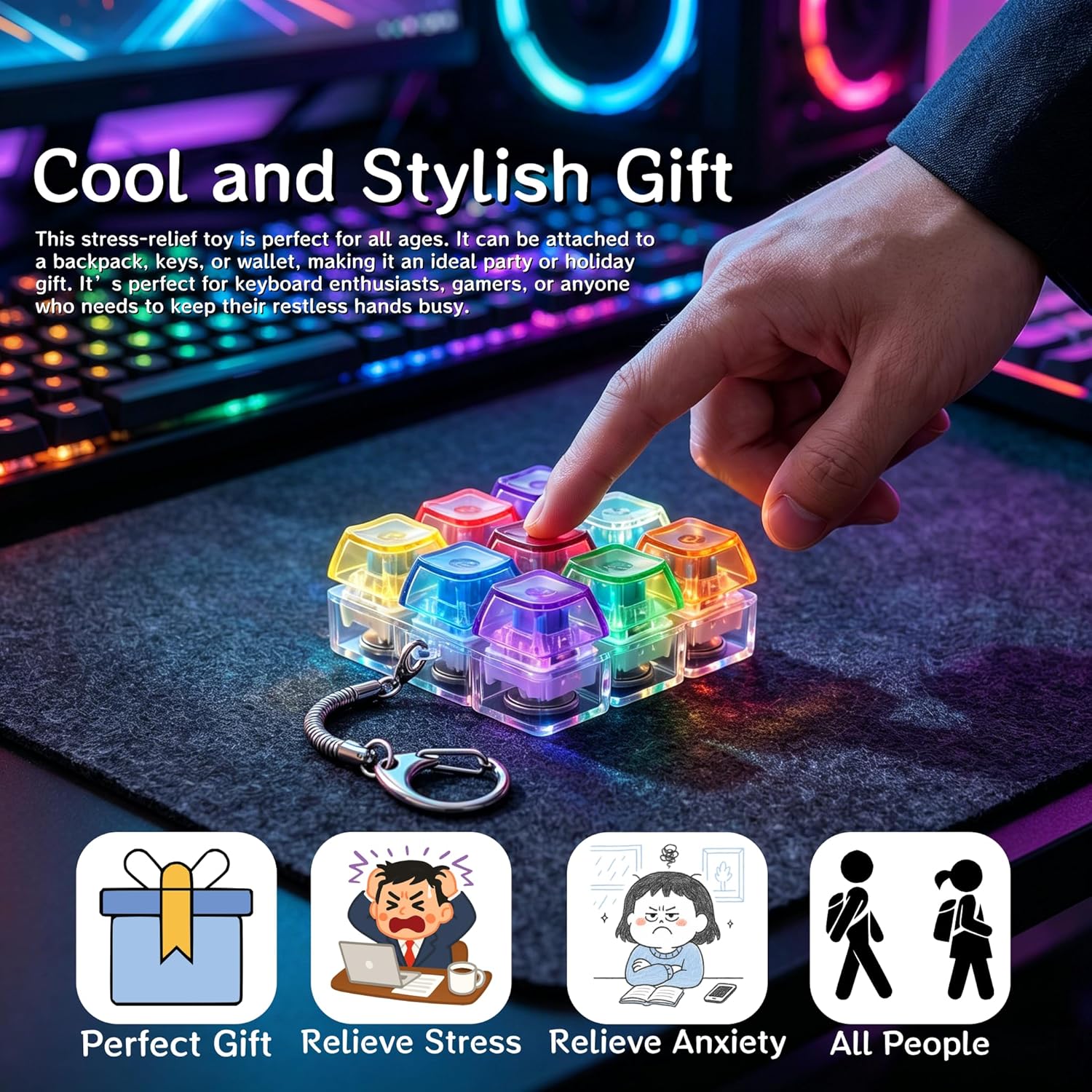 1-20PCS 9 Keys Mechanical Swit - Gaming Keyboard Tester ulasan dan harga