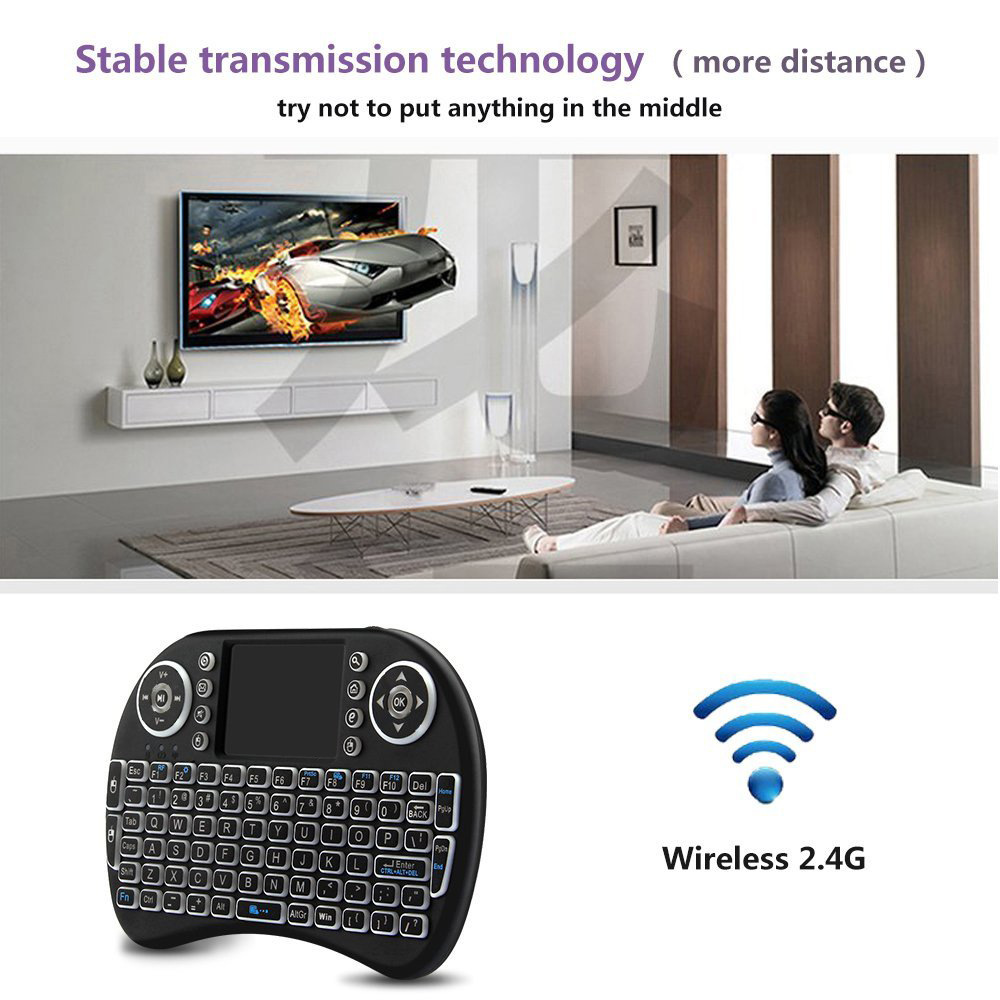 Backlit Mini Wireless Keyboard - Gaming Keyboard And Mouse Combo Wireless ulasan dan harga