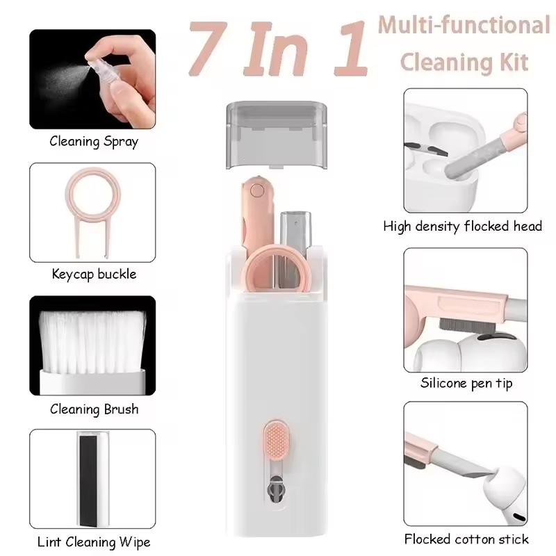 7 in 1 Cleaning Kit Computer K - Keycap Puller Ring ulasan dan harga