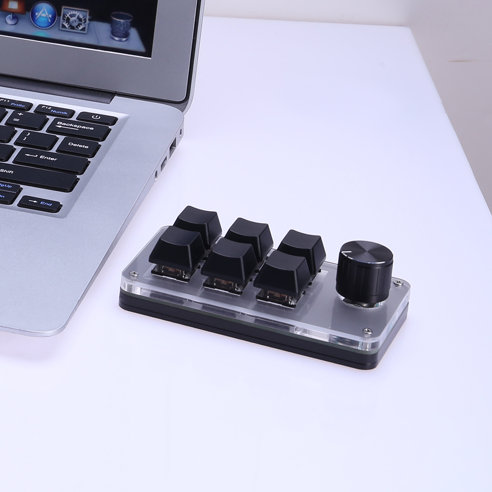6 Key 1 Knob One Handed Mechan - Gaming Keyboard 1 Hand ulasan dan harga